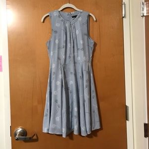 Banana Republic Blue A-line Dress